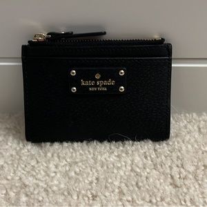 Kate Spade Black Slim Card Wallet